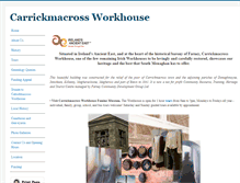 Tablet Screenshot of carrickmacrossworkhouse.com